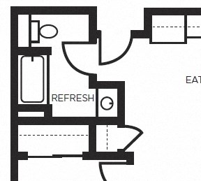 Two bedroom Floor Plans l 777 Broadway Apartments in Oakland